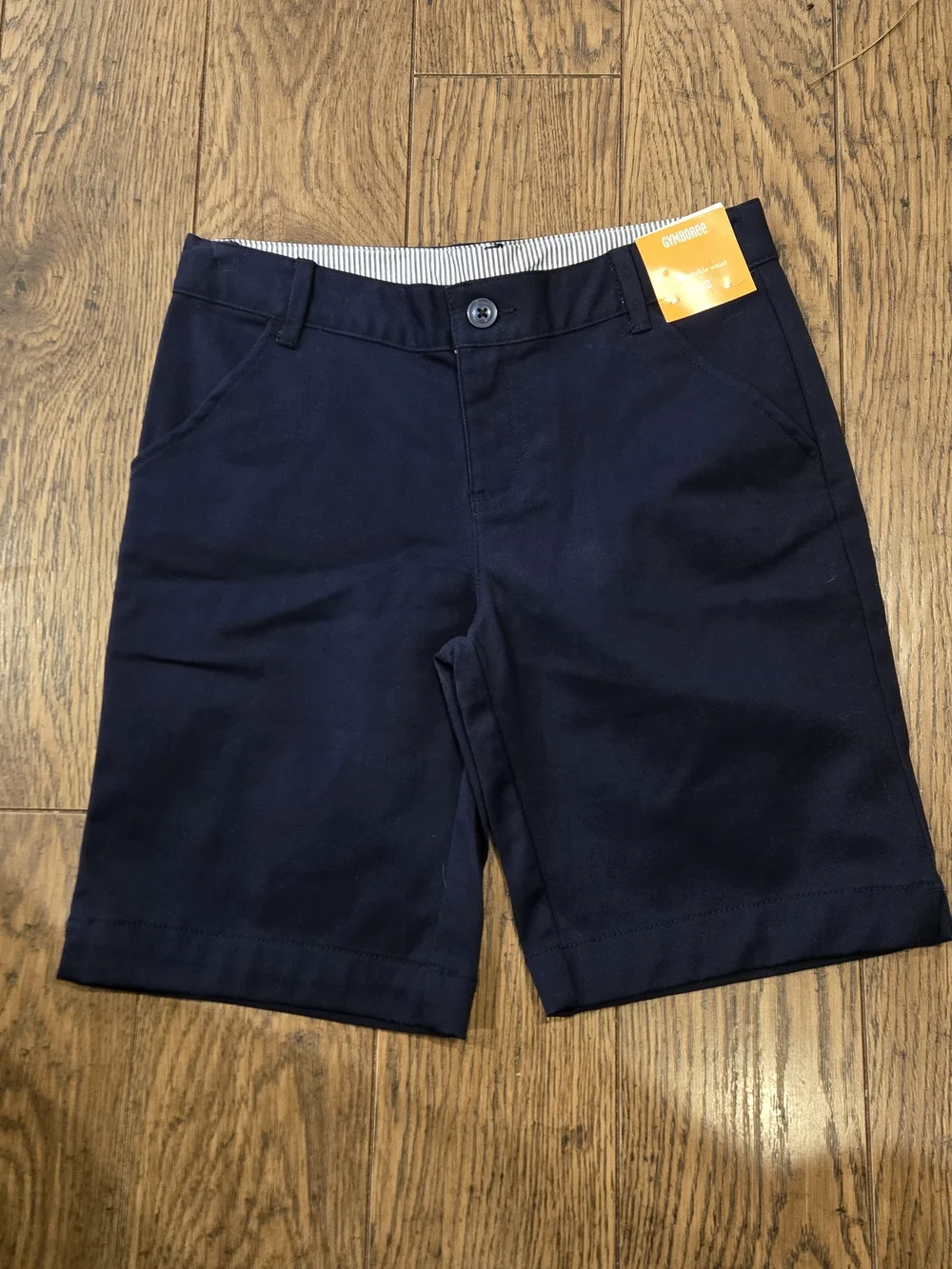 Gymboree Classic Navy Cotton Blend Uniform Shorts